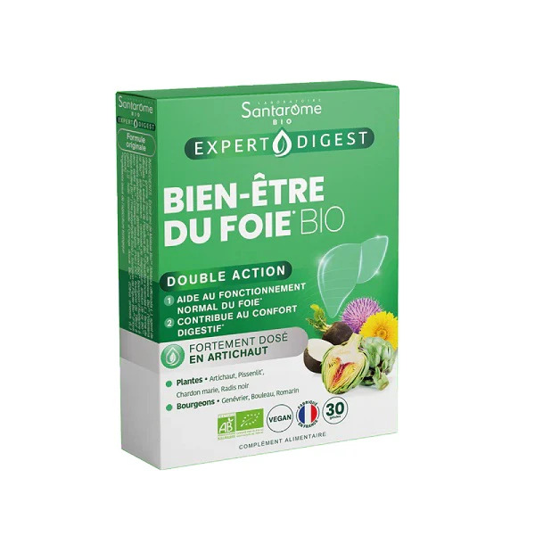 Santarome Bio Expert Digest Bien-Être du Foie 30 gélules