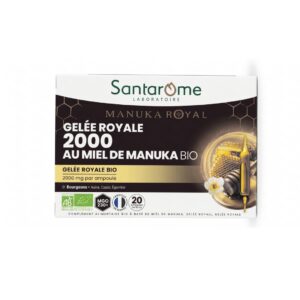Santarome Manuka Royal Gelée Royale 2000 mg au Miel de Manuka Bio 20 ampoules
