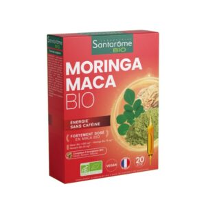 Santarome Bio Moringa Maca – Énergie & Vitalité – 20 Ampoules