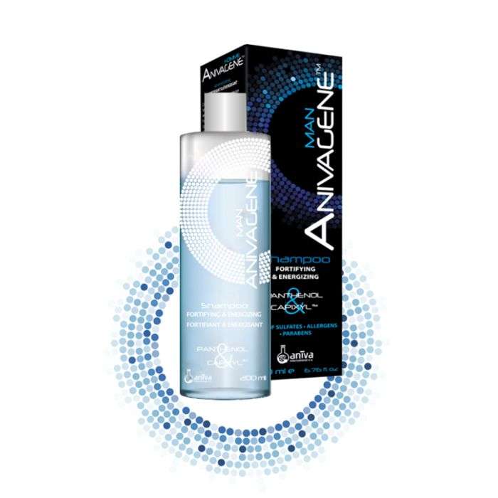 Anivagene Shampooing Fortifiant & Énergisant Homme – Cheveux fragilisés – 200 ml ✓