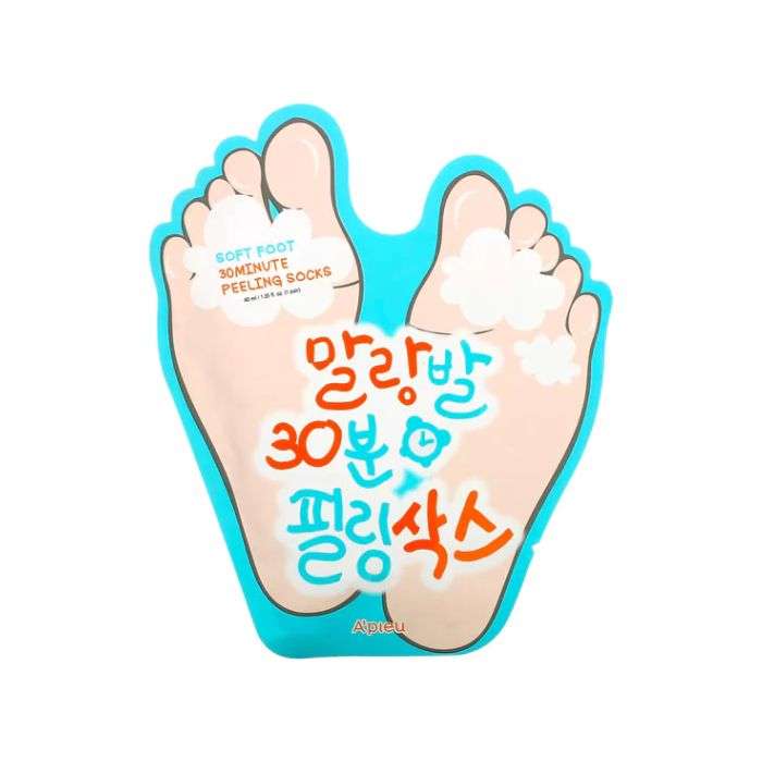 APIEU Soft Foot 30 Minute Peeling Socks – Chaussettes exfoliantes pour pieds – 40 ml ✓