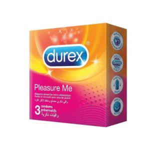 Durex Pleasure me - Préservatifs Perlés & Nervurés - 3 unités
