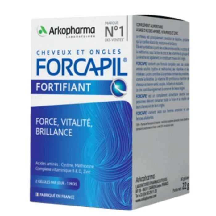 Arkopharma - Forcapil Cheveux & Ongles Fortifiant 60 Gélules