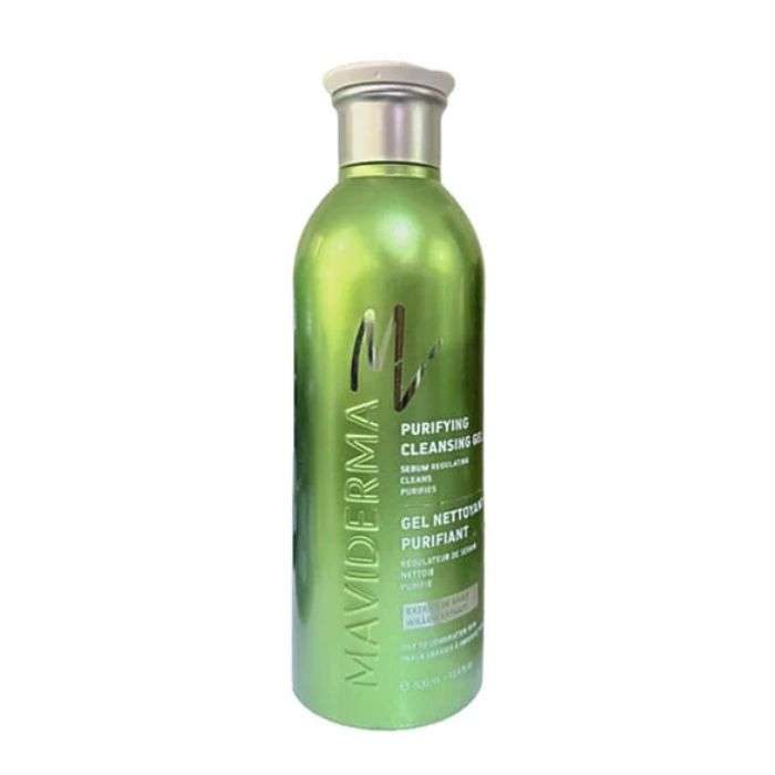 MAVIDERMA Gel Nettoyant Purifiant 500 ml – Nettoyant Visage Peaux Mixtes à Grasses