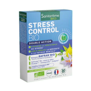 Santarome Stress Control Bio 30 gélules complément stress et fatigue mentale