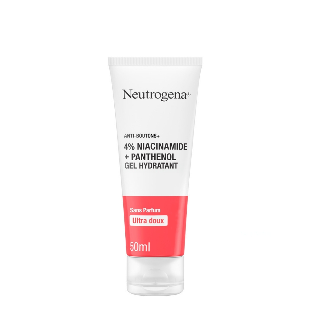 Neutrogena Gel Hydratant Anti-Boutons+ 4% Niacinamide + Panthénol 50 ml