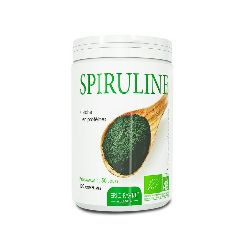 Eric Favre Spiruline Bio 100 comprimés