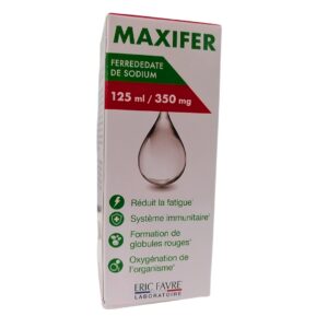 Eric Favre Maxifer ferrédétate de sodium 350 mg 125 ml