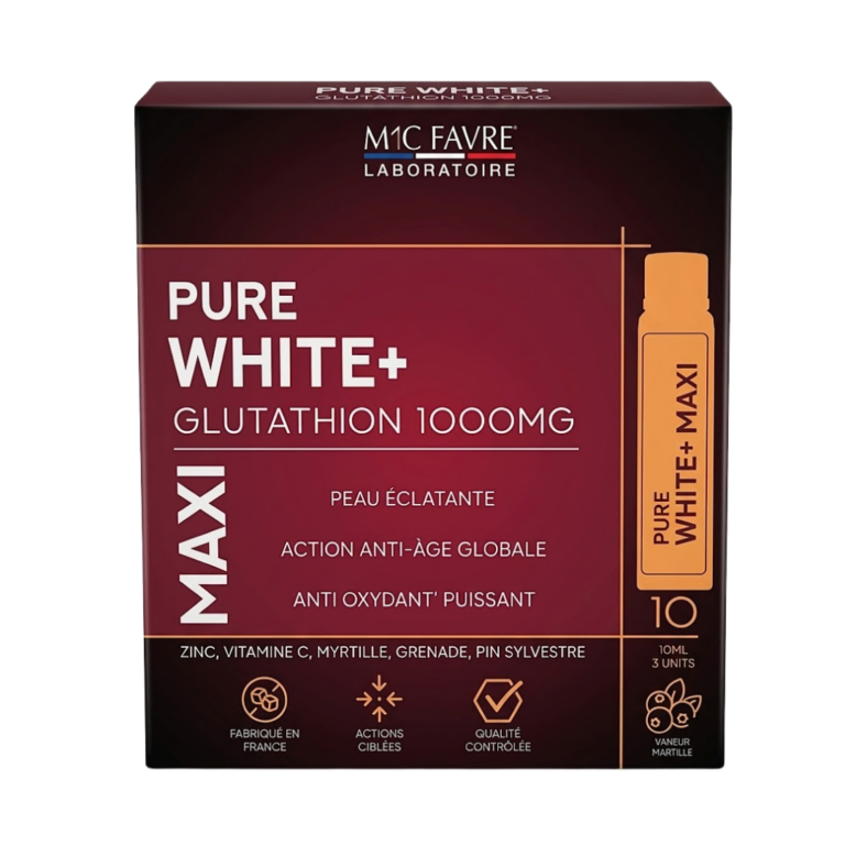 Eric Favre Pure White+ Maxi Glutathion 1000 mg 10 monodoses 25 ml