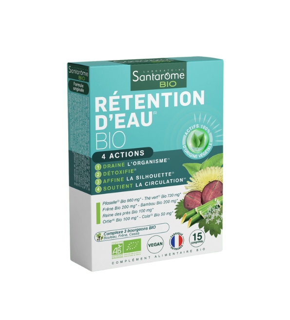 Santarome Rétention d’Eau Bio 15 comprimés