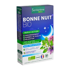 Santarome Bonne Nuit Bio complément sommeil 20 comprimés