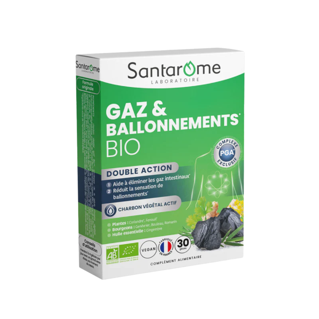 Santarome Gaz & Ballonnements Bio 30 gélules